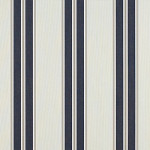 Sunbrella Stripe Navy Taupe Fancy
