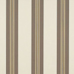 Sunbrella Stripe Taupe Tailored Bar Stripe