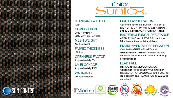 SunTex 95 Dark Bronze